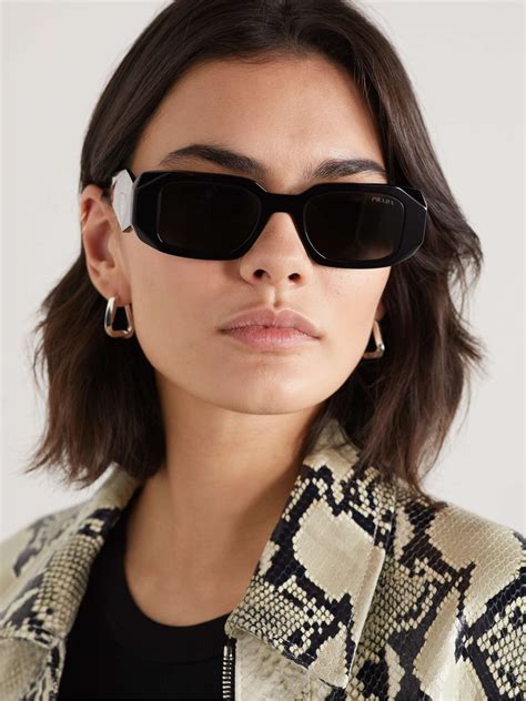 prada net a porter sunglasses|PRADA EYEWEAR Oversized square.